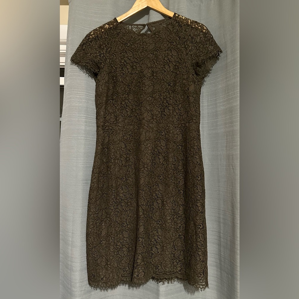 Olive lace Banana Republic Dress